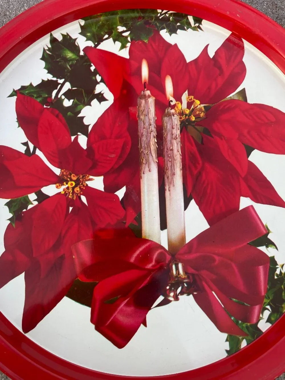 Poinsettia Plate